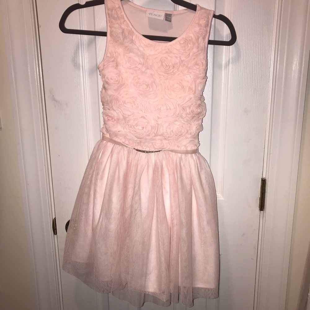 Children’s Place Rosette Top pink dress